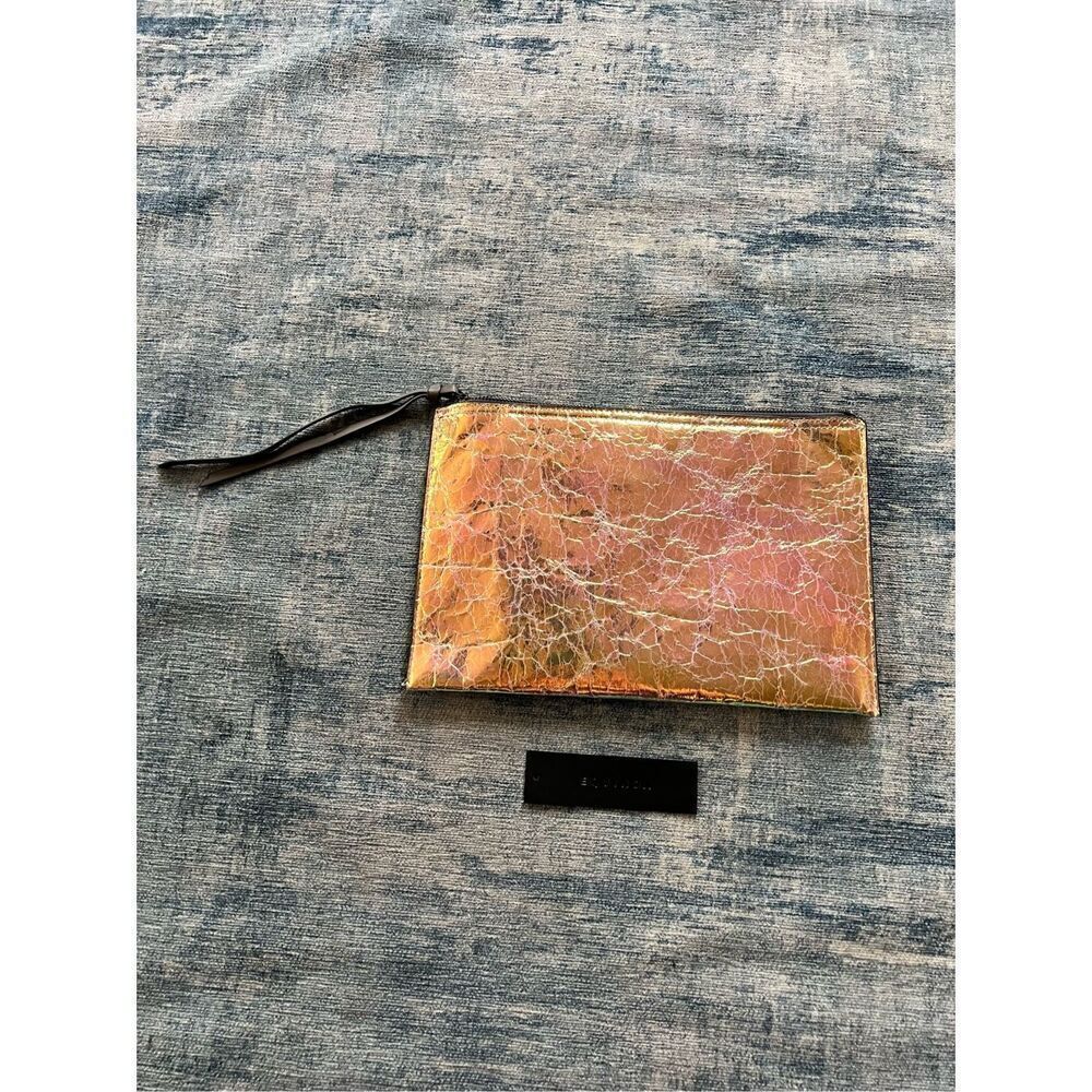Equinox Crinkle Iridescent Clutch Bag